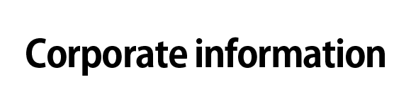 Coporate information